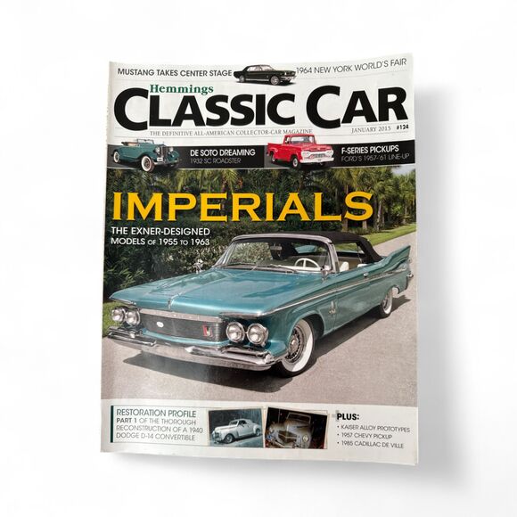 2015 Hemmings Classic Car Magazine Lot of8 Issues Jan–Dec Vintage Autos - Picture 6 of 9